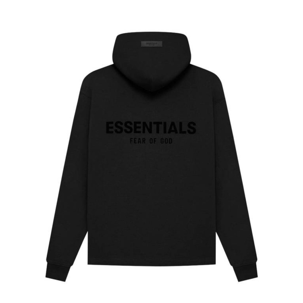 Essentials black hoodie